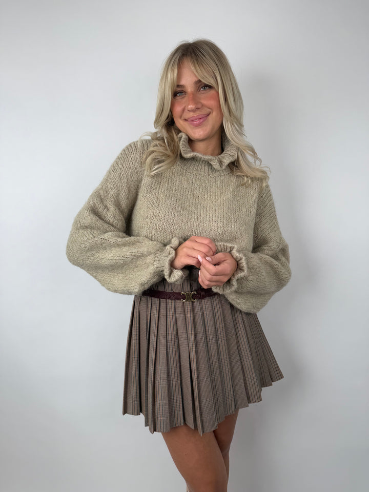 Pullover mit Rüschenkragen Melli