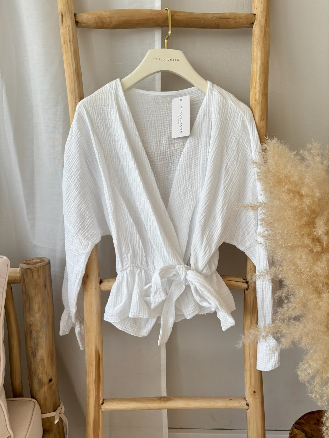Wickelbluse aus Musselin Melly