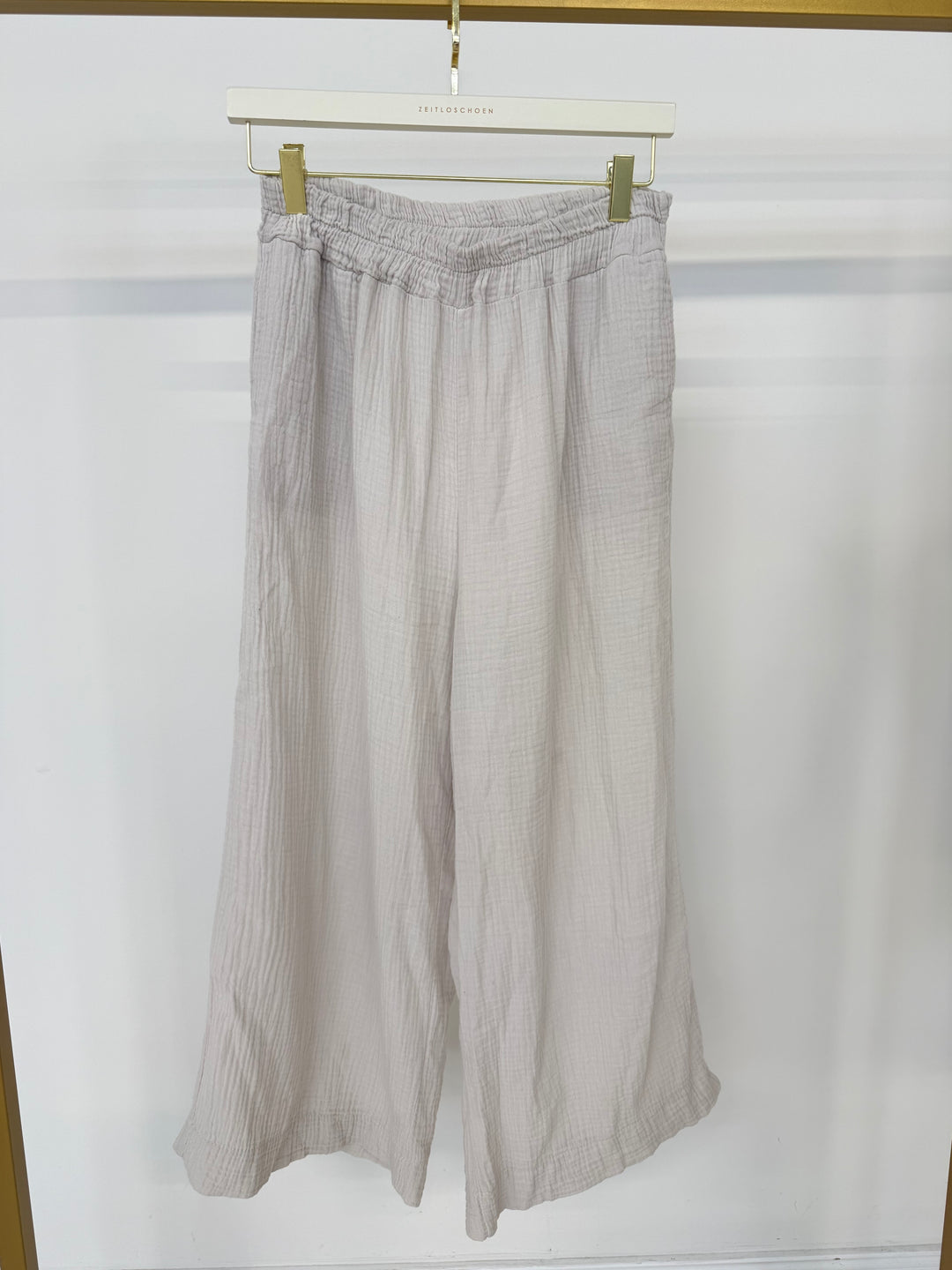 CASUAL MUSSELIN PANTS PETIT BEIGE (B-WARE)
