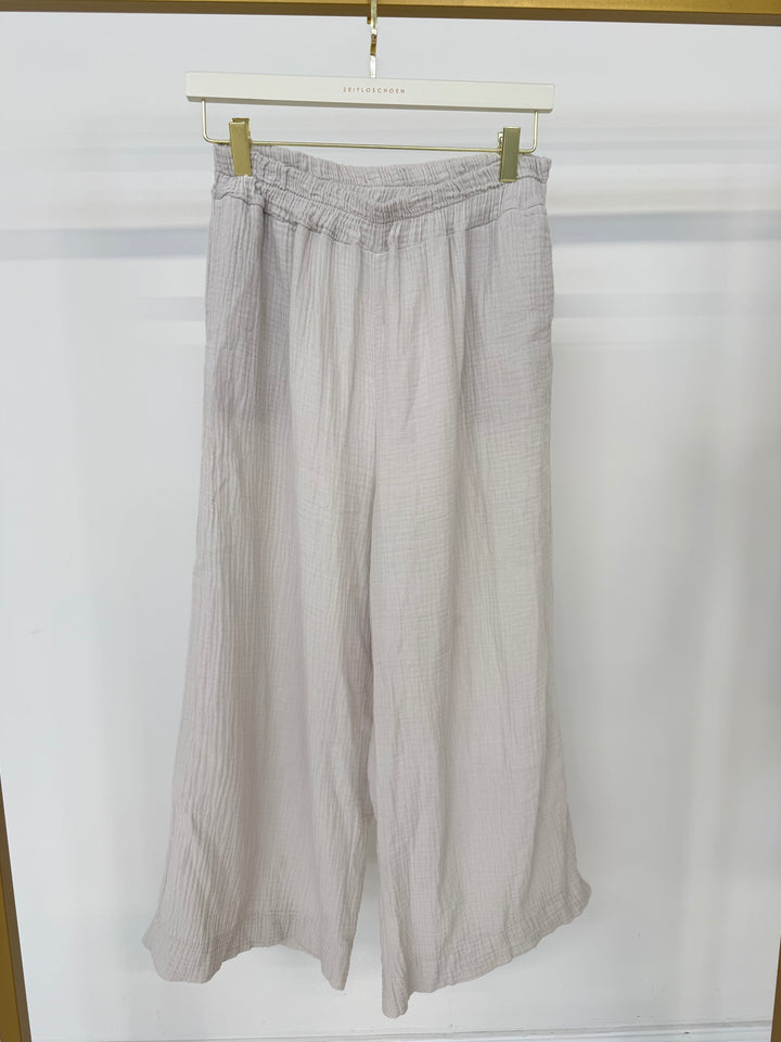 CASUAL MUSSELIN PANTS PETIT BEIGE (B-WARE)
