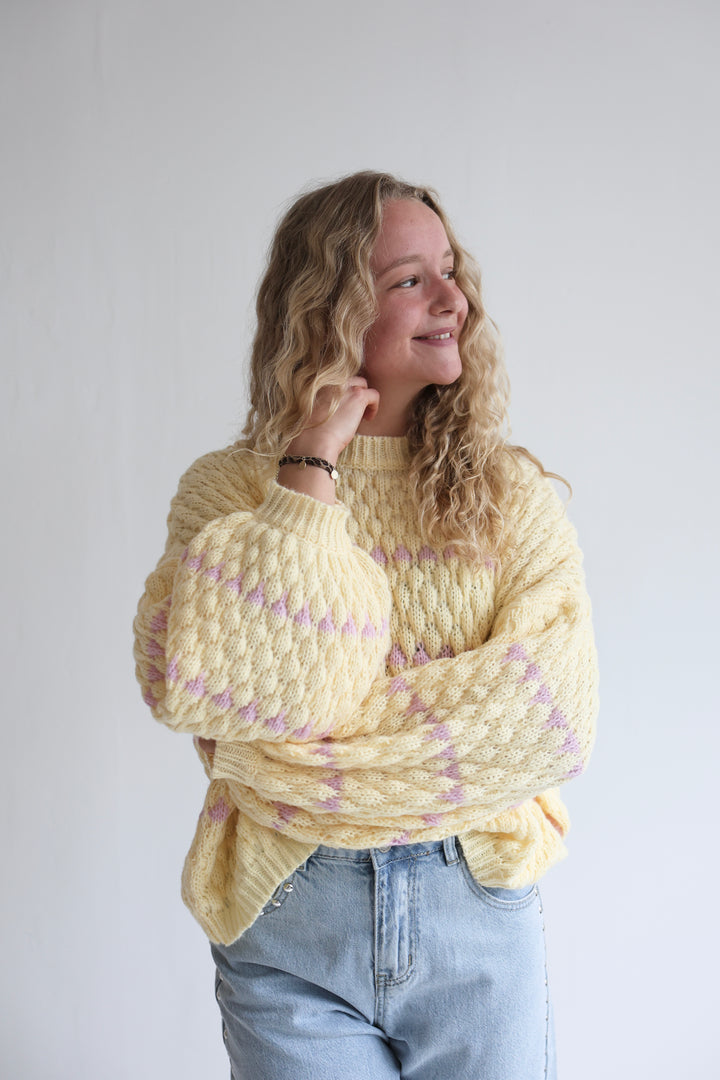 Bubble Knit Pullover