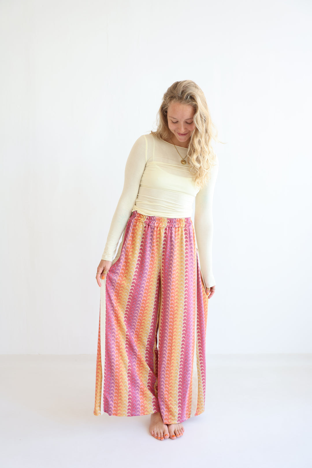 Colorful flowy Pants