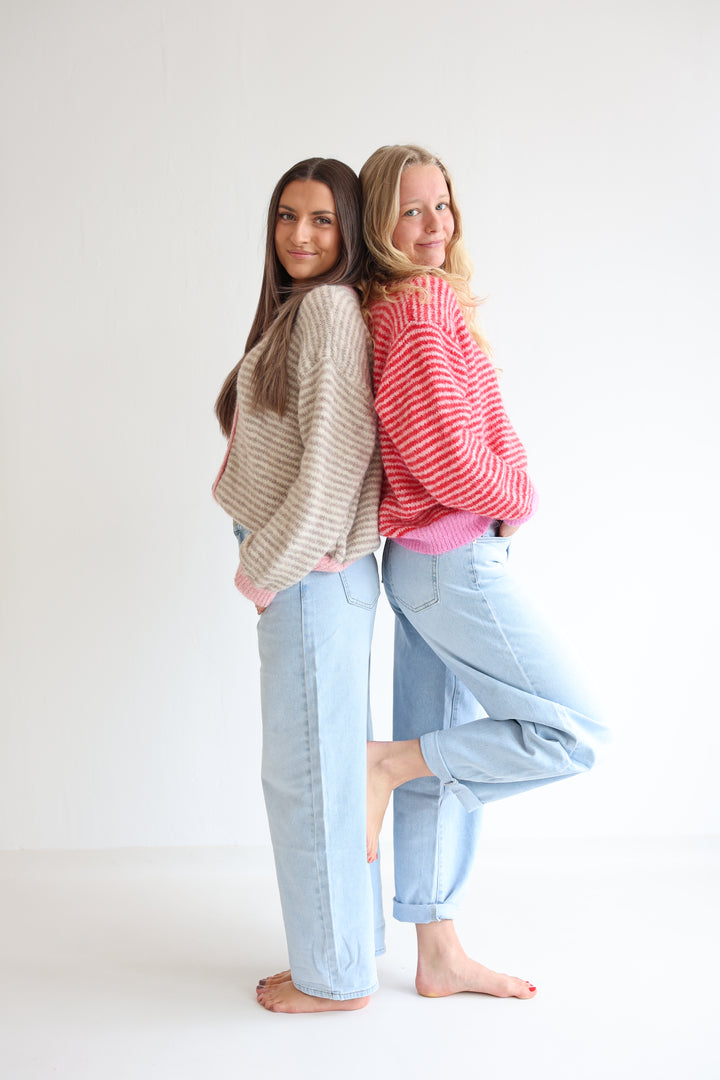 Gestreifter Cardigan Moodline Knit