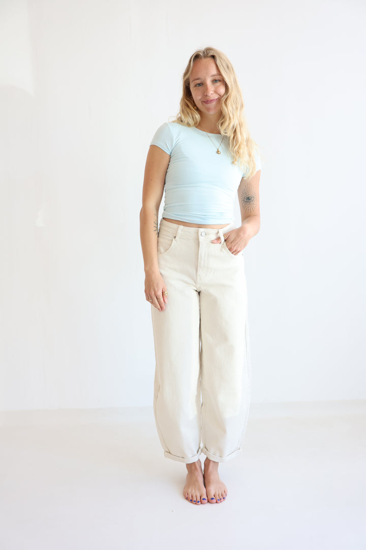 Barrel Fit Cocoa Shades Jeans