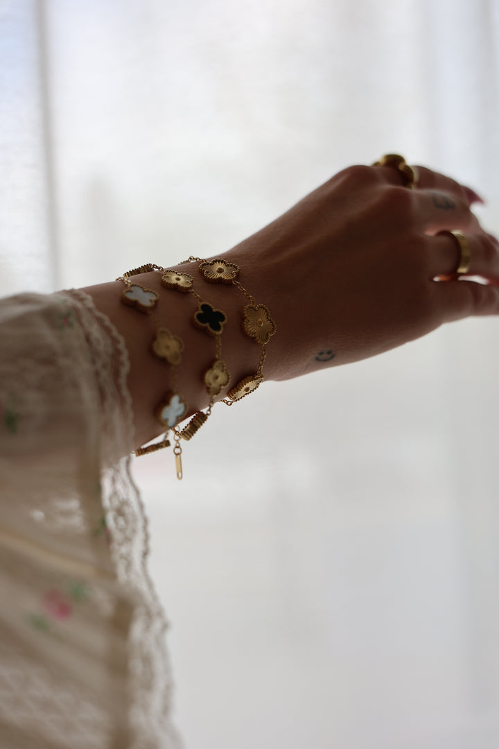 Armband Big Golden Clover