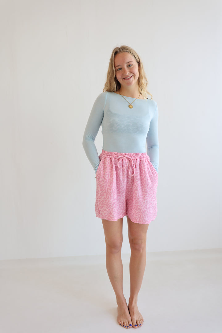 Musselinshorts Timeless Leopard