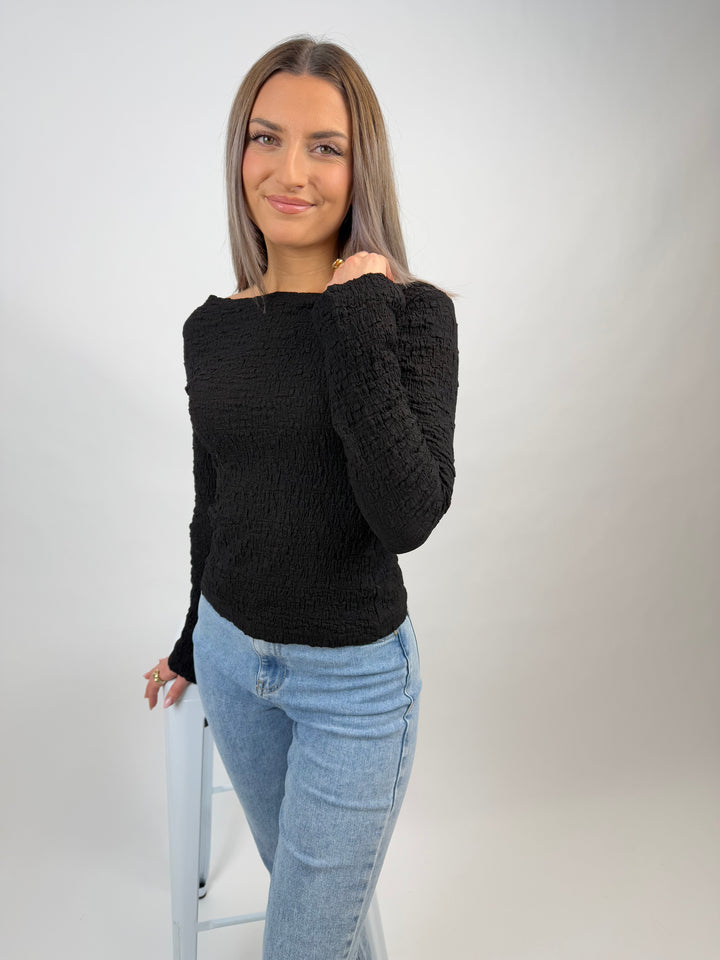 Longsleeve mit Struktur Ina