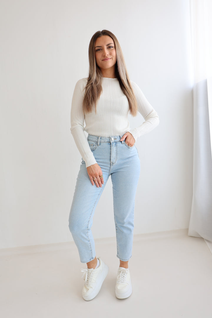 Geripptes Longsleeve Classy