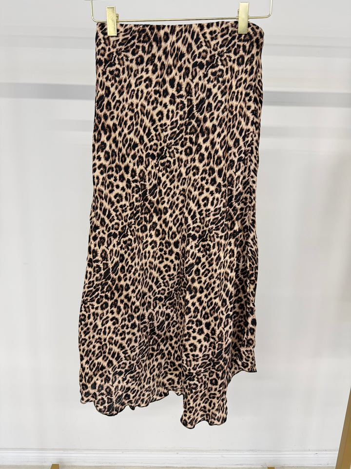 SATINROCK MIT LEOPRINT LINA (B-WARE)