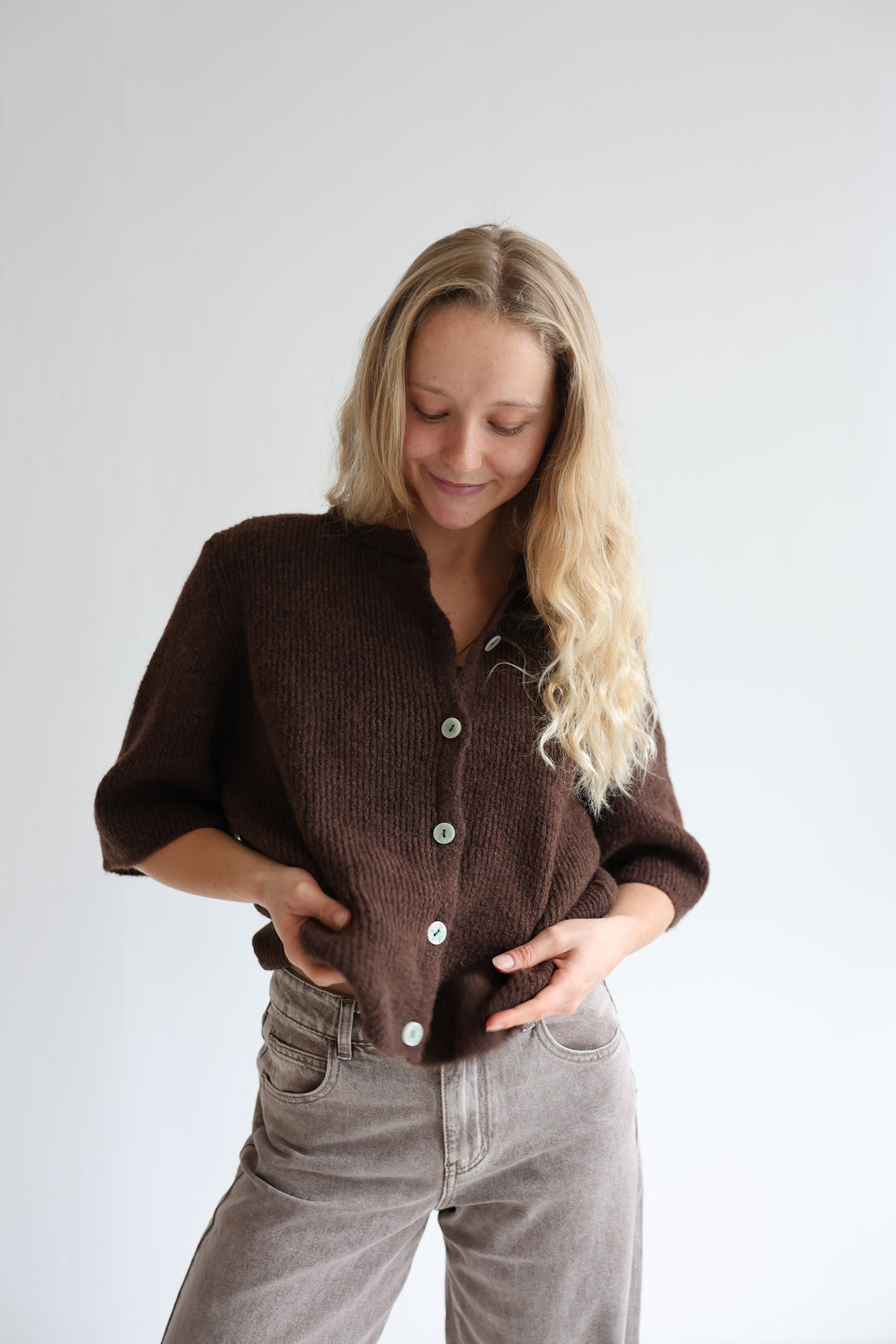 Kurzarm Cardigan Jolina