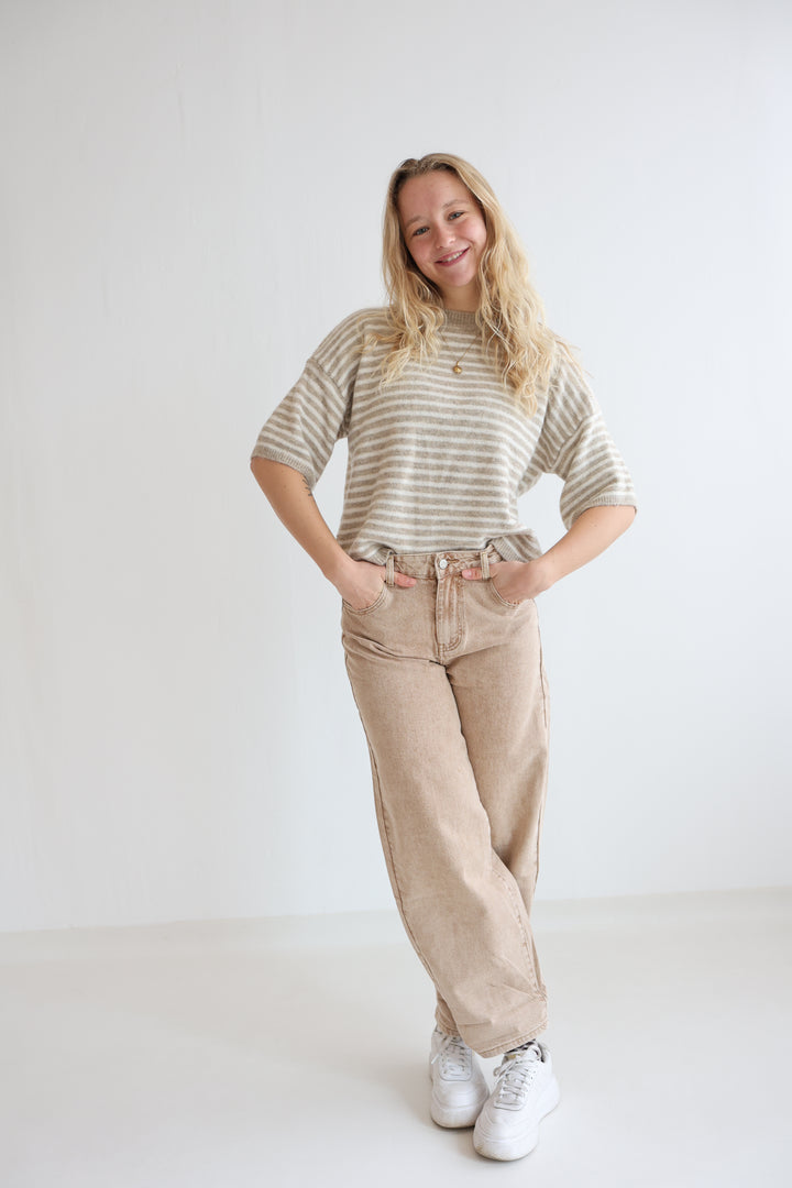 Barrel Fit Cocoa Shades Jeans