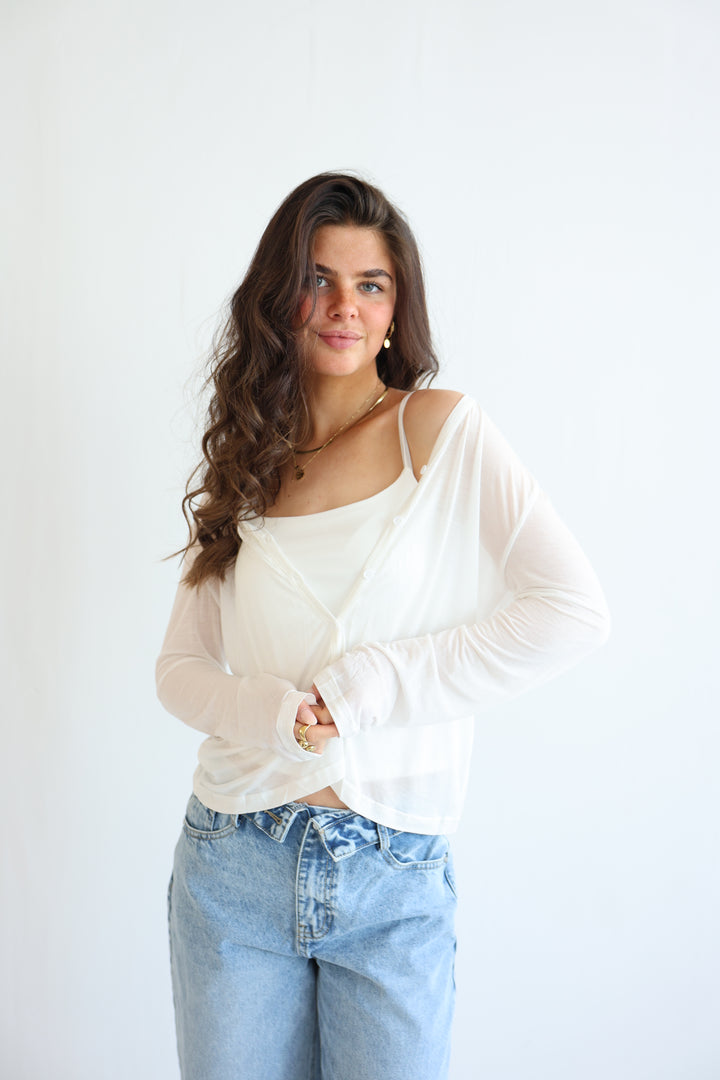 Lightweight Sheer Cardigan