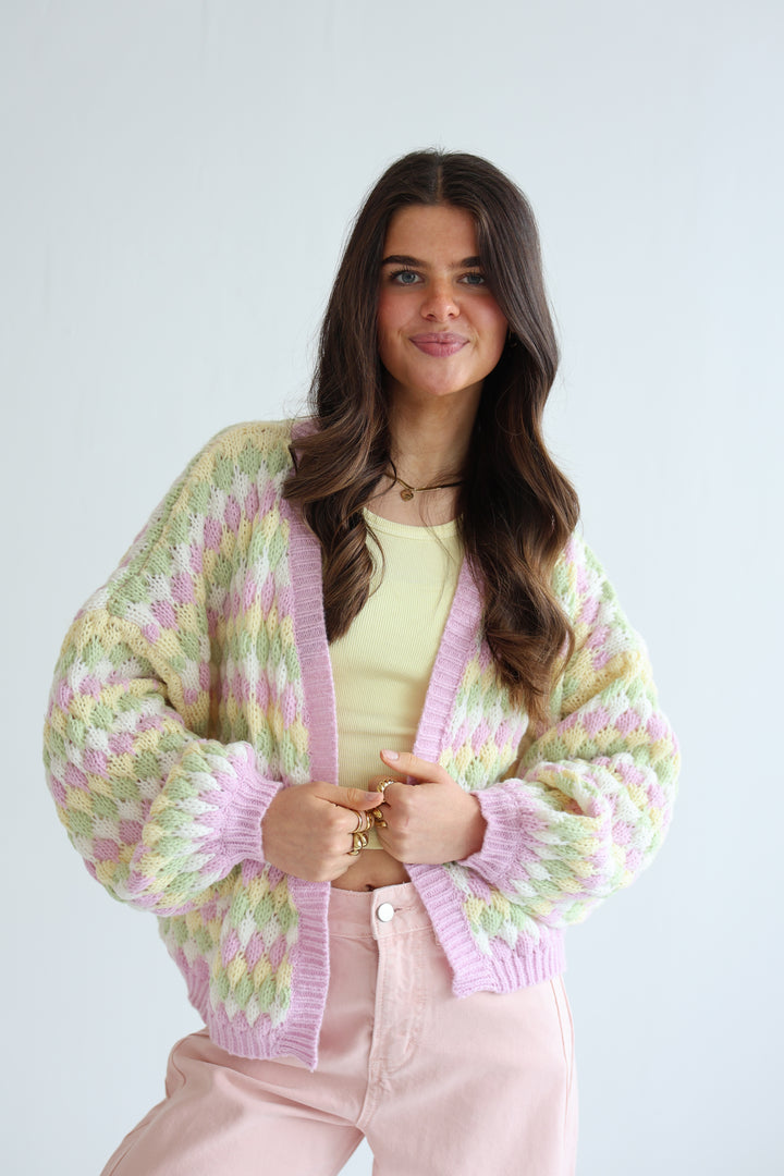 Sugar Pop Knit Cardigan