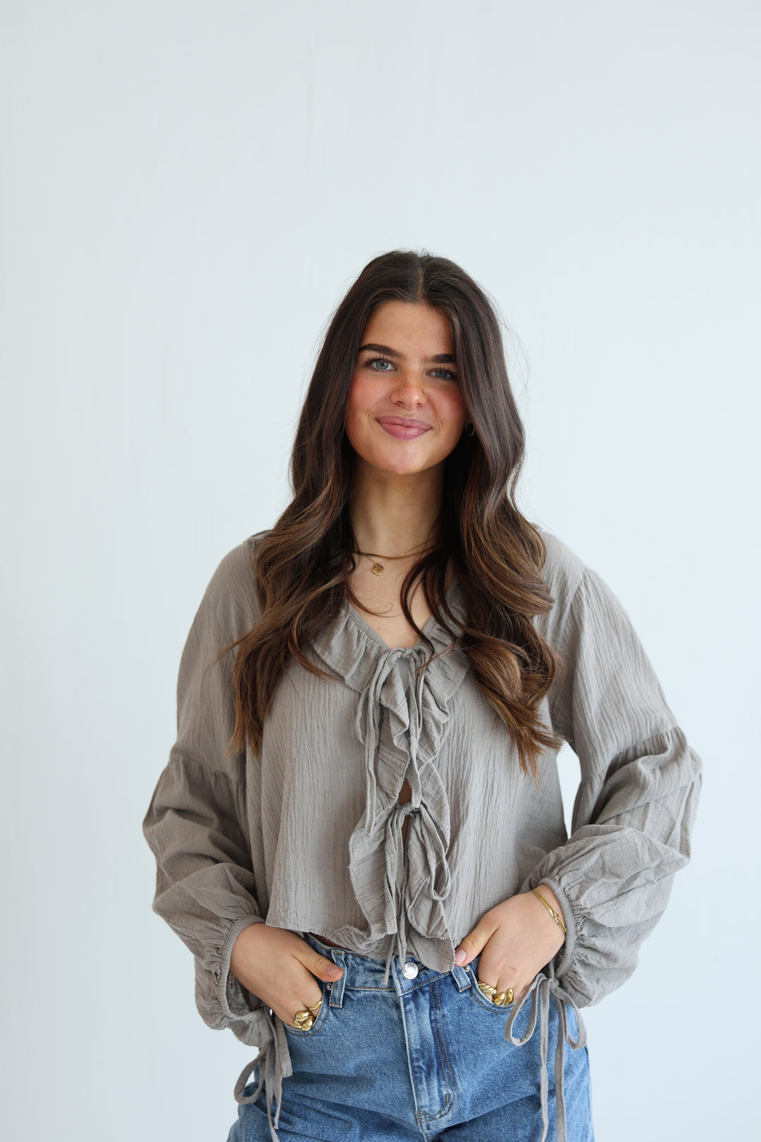 Rüschenbluse Leyla