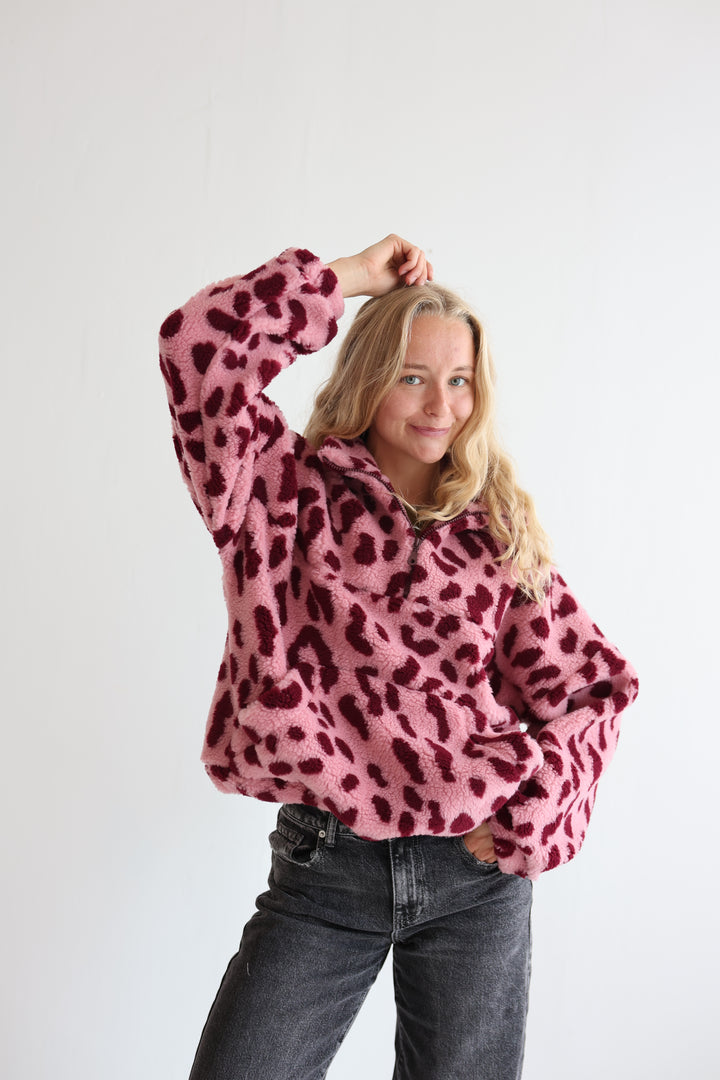 Cozy Leo Fleece Hoodie
