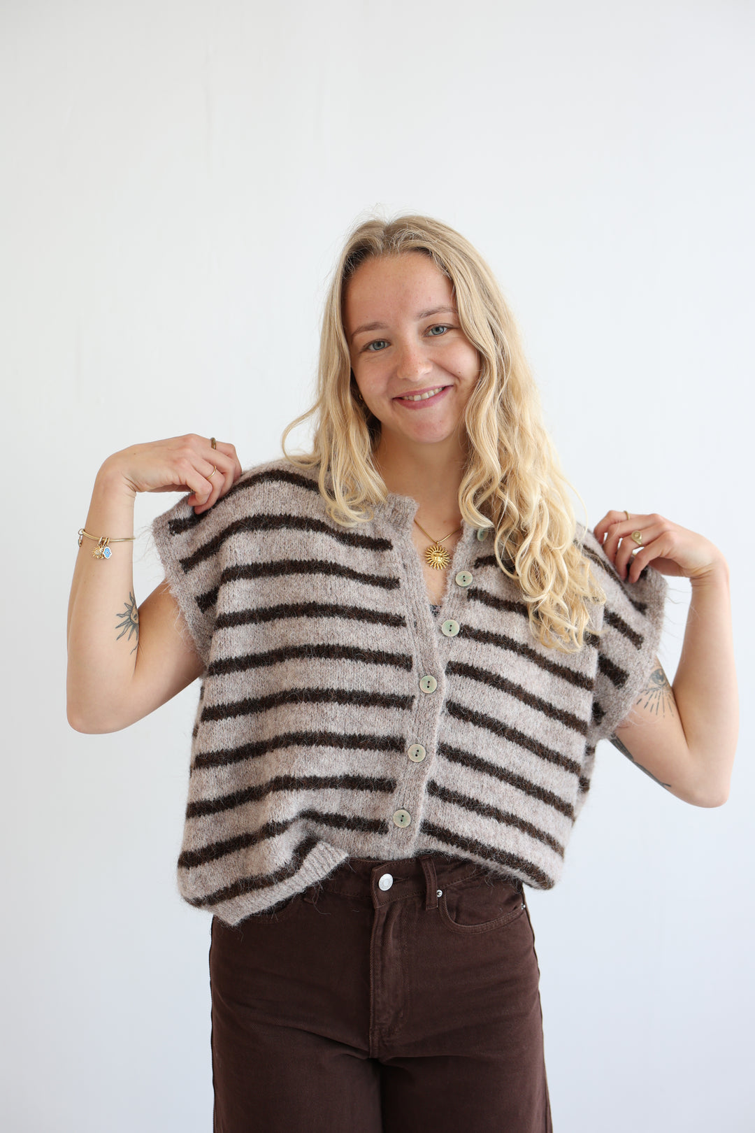 Gestreifte Weste Cosima