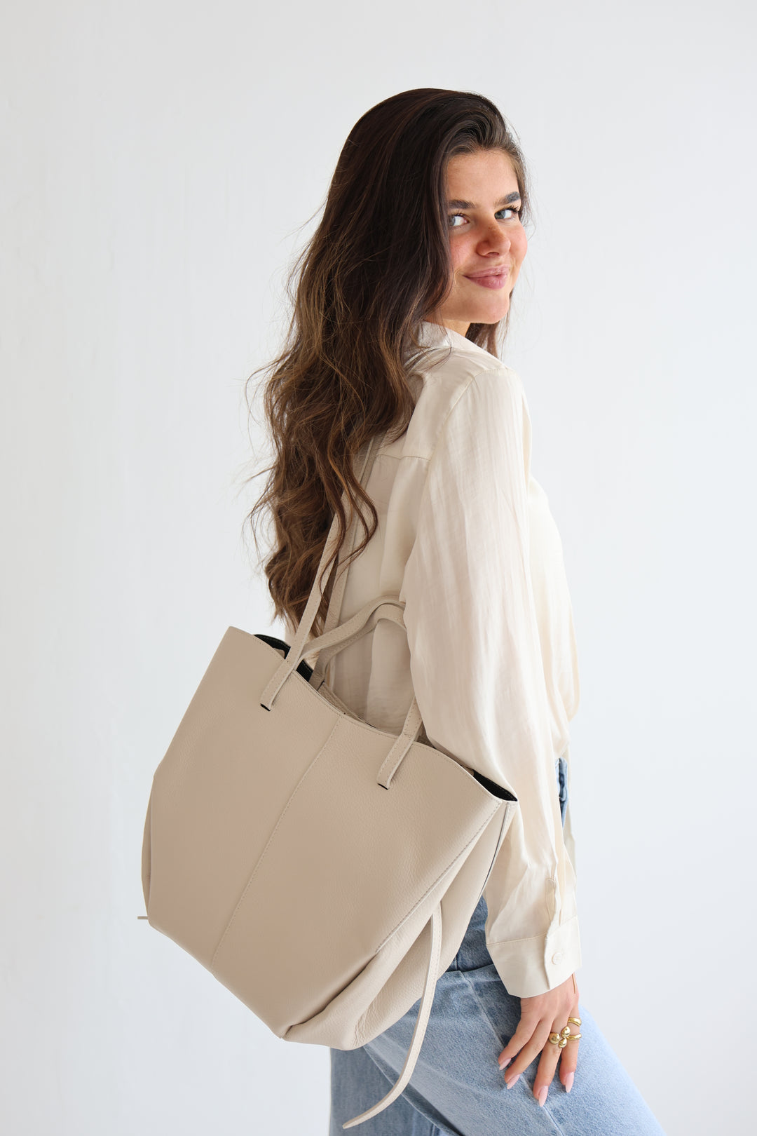 Timeless Leather Tote Bag