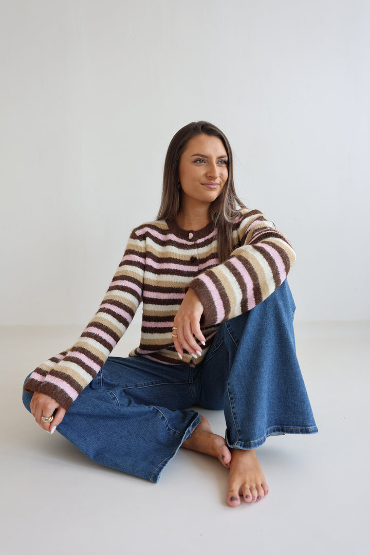 Cardigan Warmhearted Stripes