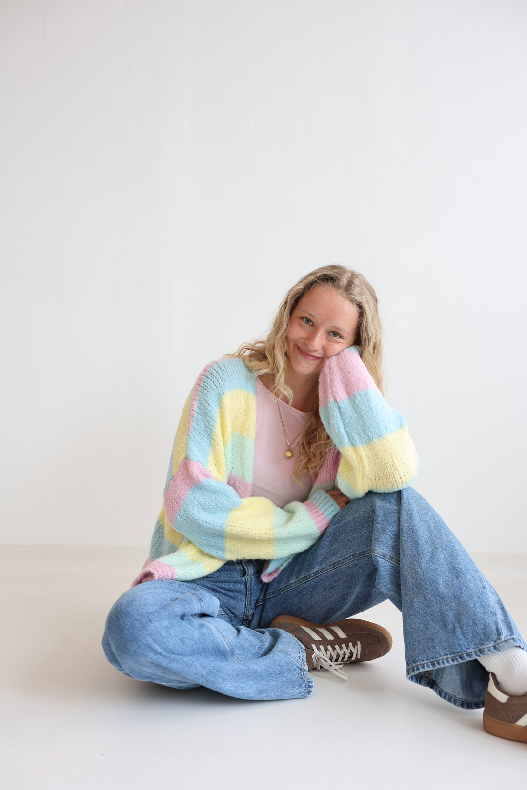 Cardigan Rainbow Knit