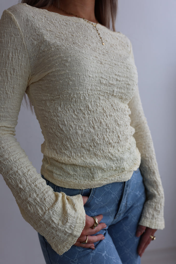 Longsleeve mit Struktur Ina