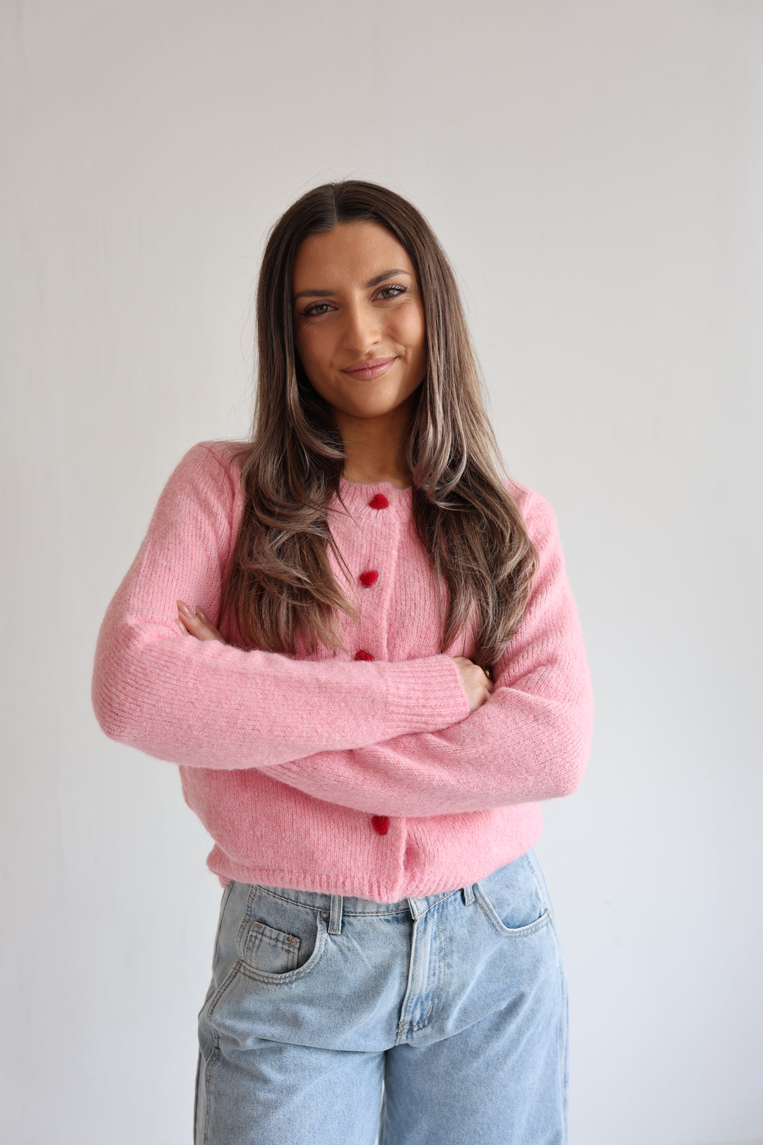 Cardigan Heart Button