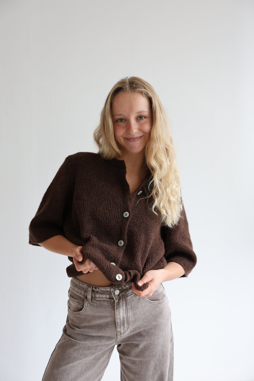 Kurzarm Cardigan Jolina