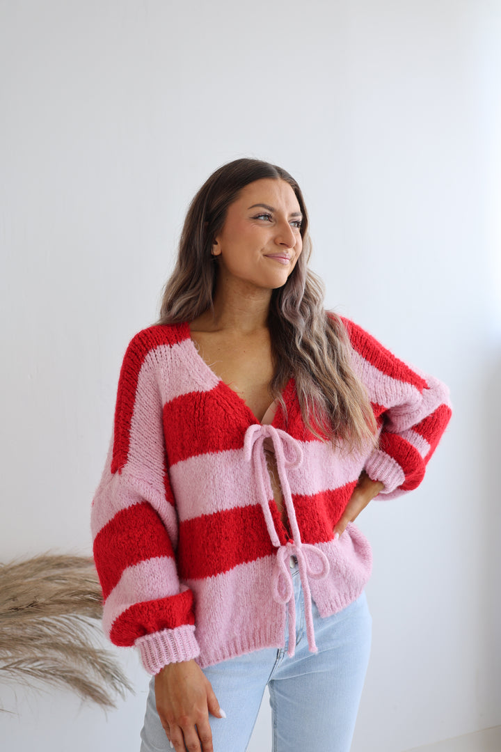 Gestreifter Cardigan Luana