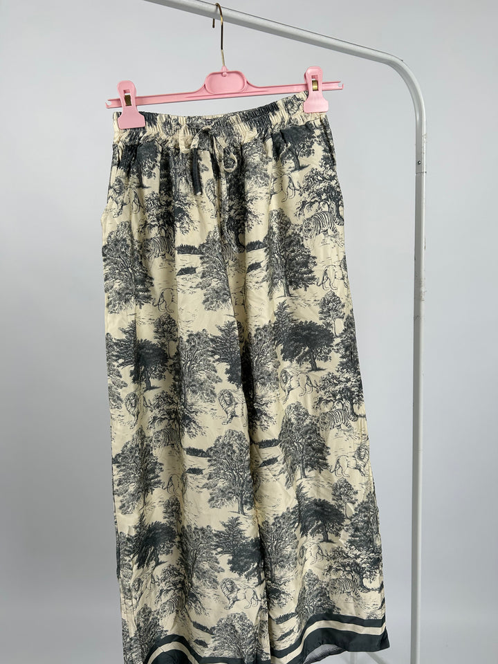 LUXURY HOSE LANG IN GRAU EINHEITSGRÖSSE (B-WARE)