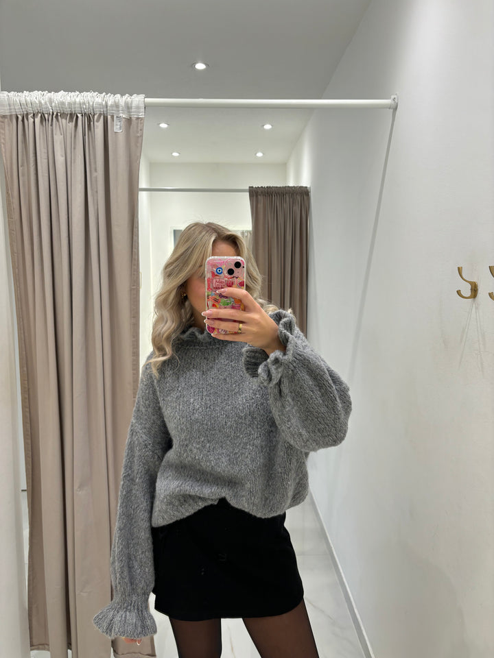 Pullover mit Rüschenkragen Melli
