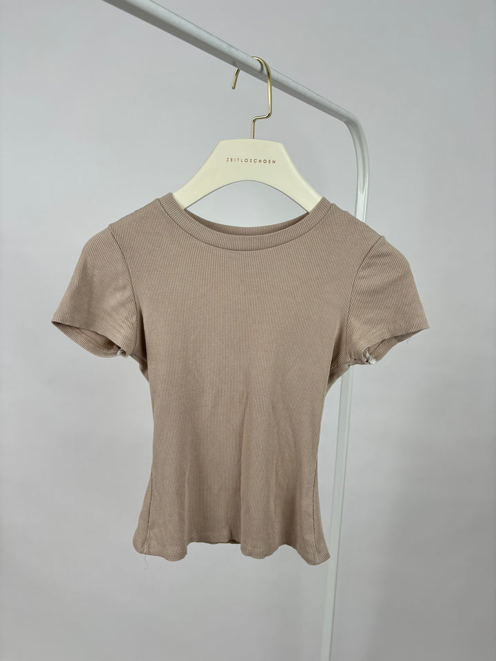 BASIC T-SHIRT ASENA BEIGE (B-WARE)