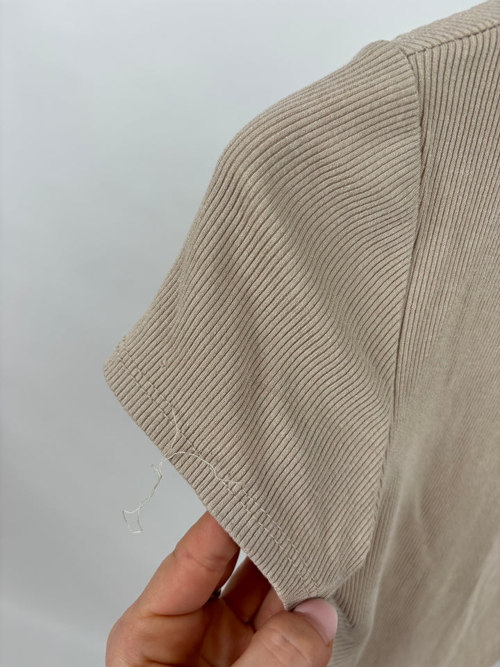 BASIC T-SHIRT ASENA BEIGE (B-WARE)