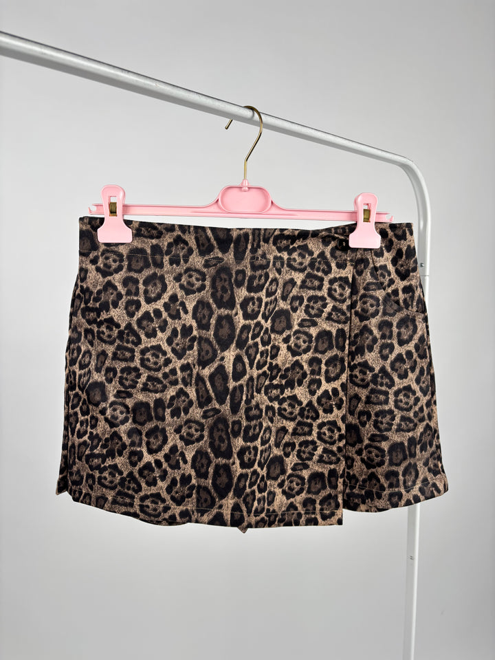 WILDLEDER HOSENROCK MIT LEOPRINT GR.38 (B-WARE)