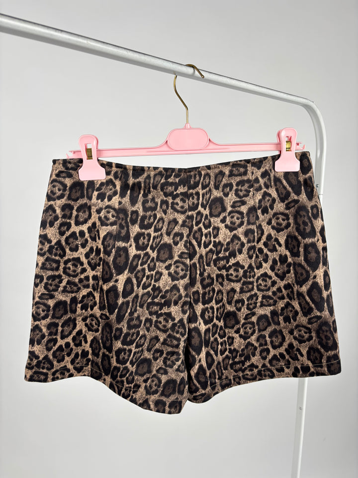 WILDLEDER HOSENROCK MIT LEOPRINT GR.38 (B-WARE)
