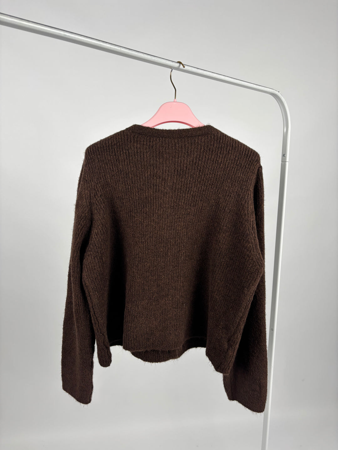 LANGARM CARDIGAN JOLINA DARK CHOCOLATE (B-WARE)