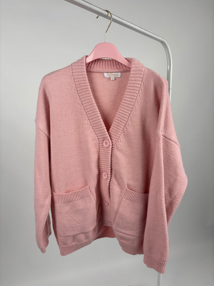 OVERSIZE CARDIGAN CASUAL PASRELL ROSA (B-WARE)