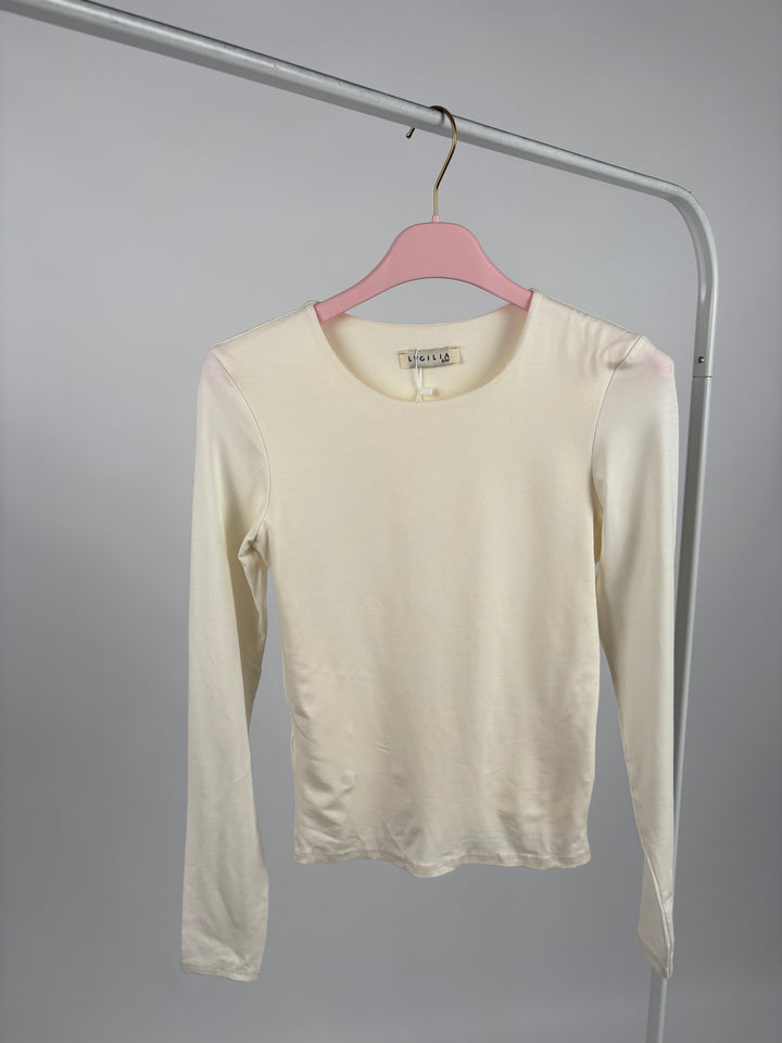 LONGSLEEVE SIMPLY SEAMLESS CREME (B-WARE)