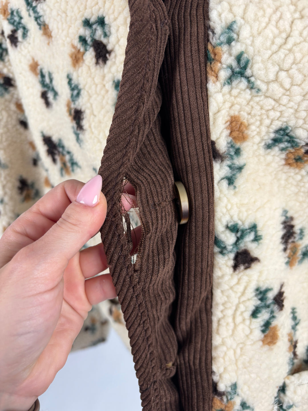 TEDDYJACKE VINTAGE BLOOM GR. S/M (B-WARE)