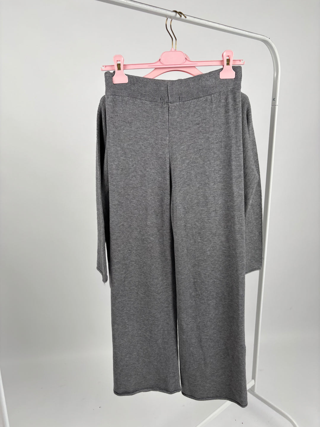STRICKSET STAY HOME GRAU (B-WARE)