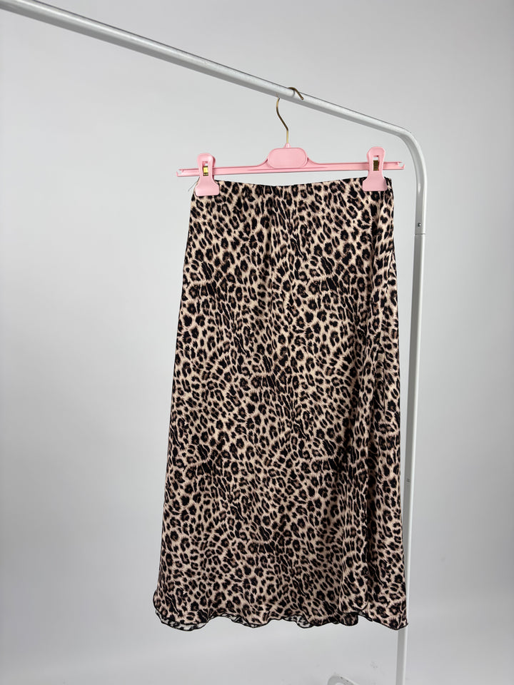 SATINROCK MIT LEOPRINT LINA (B-WARE)