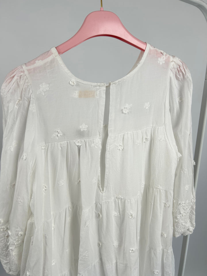 COTTONDRESS MIT 3D BLUMEN FINJA GR.S/M (B-WARE)