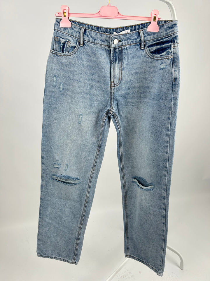 MID WAIST RIPPED JEANS EMMA GR.XL (B-WARE)