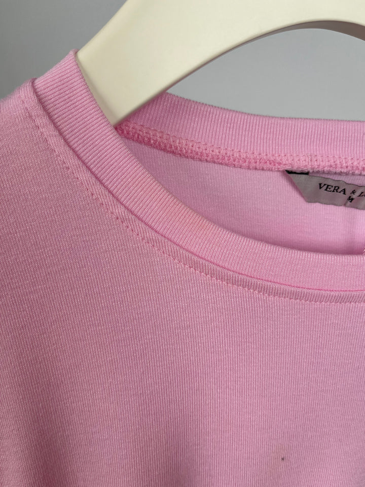 CROPPED T-SHIRT SUMMER VIBES ROSA GR. M/38 (B-WARE)