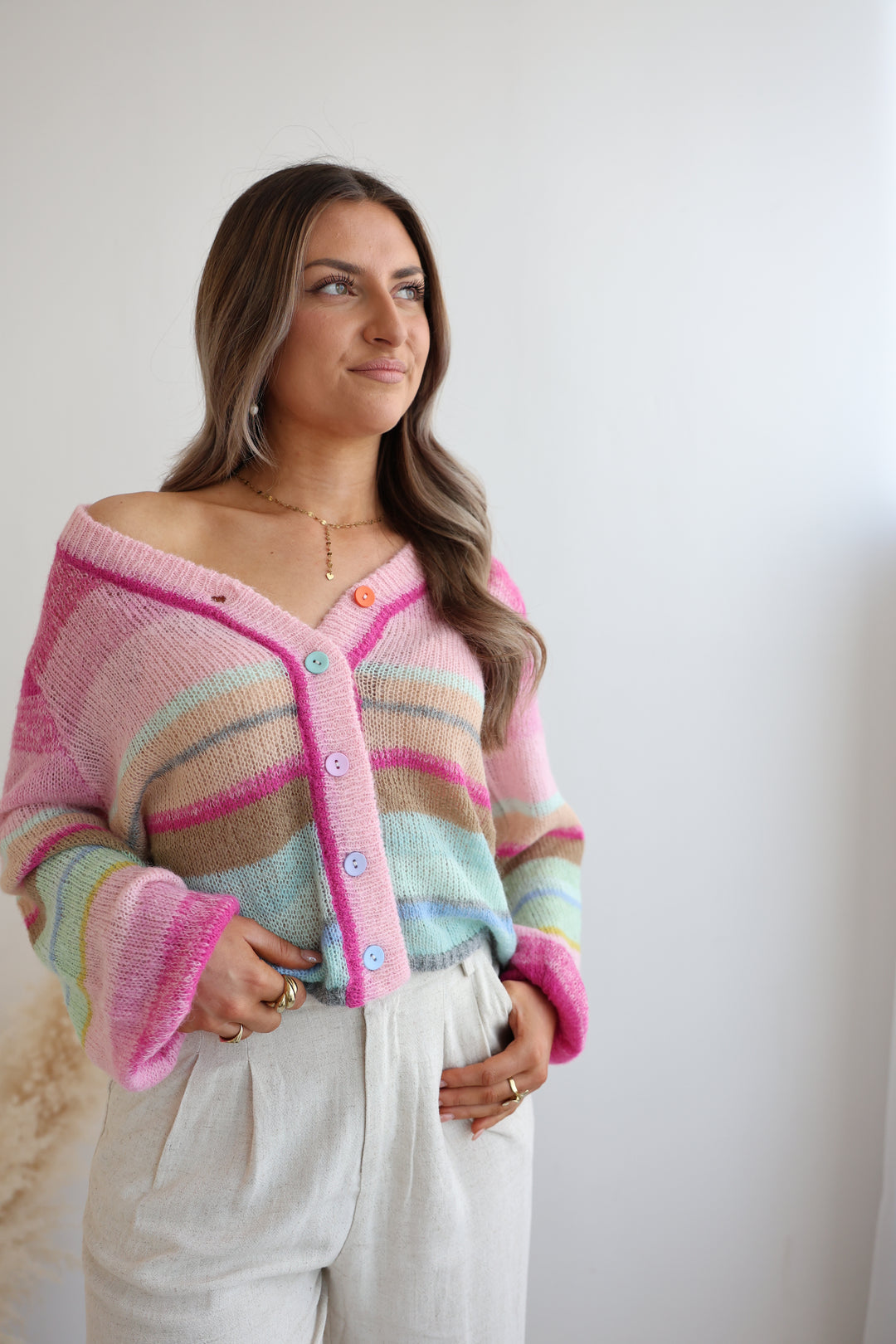 Cardigan Rainbow Feelings