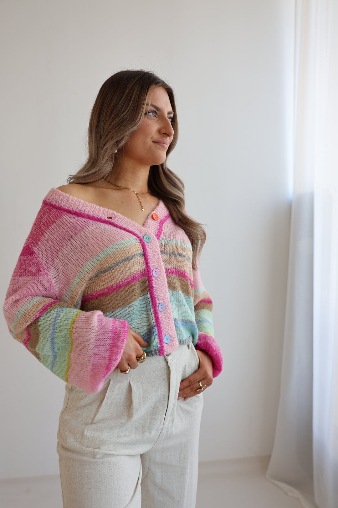 Cardigan Rainbow Feelings