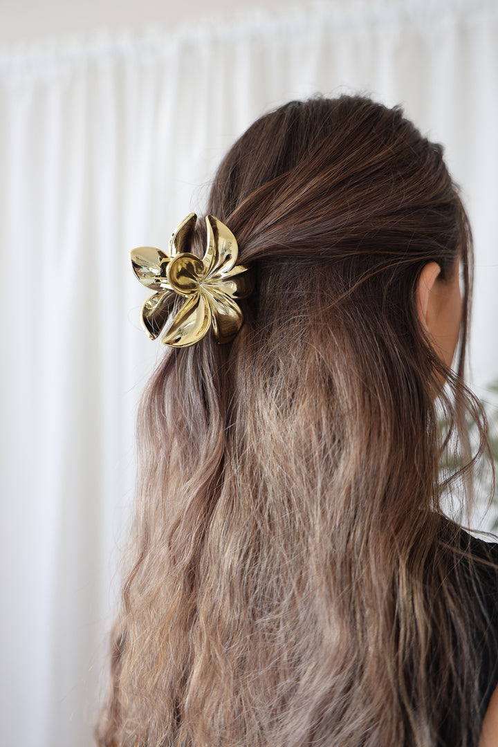 Haarspange Golden Hawai