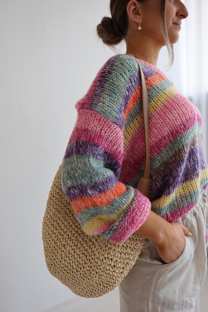 Summer Knit Pullover Multicolor