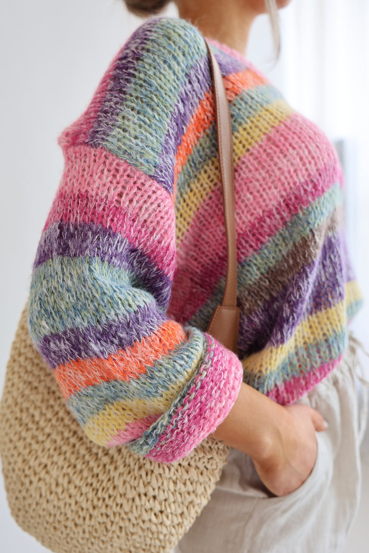 Summer Knit Pullover Multicolor