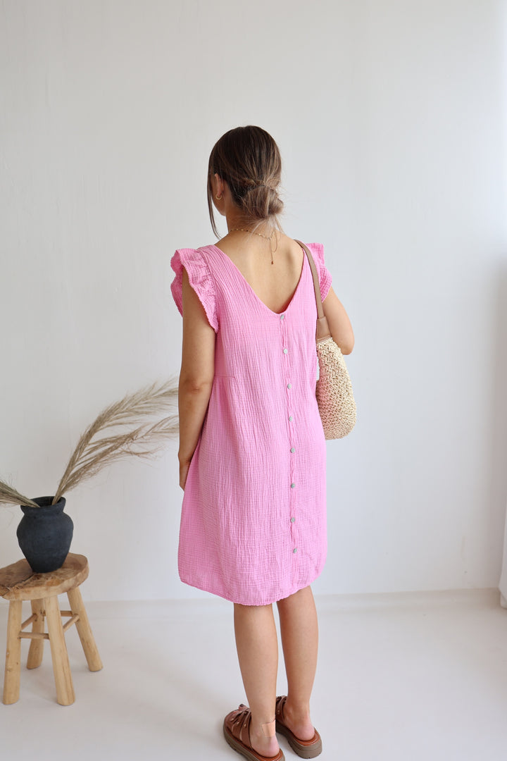 Minikleid aus Musselin Mariella