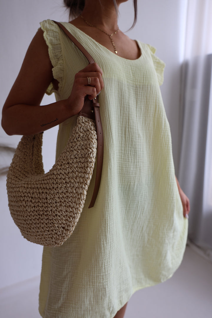 Minikleid aus Musselin Mariella