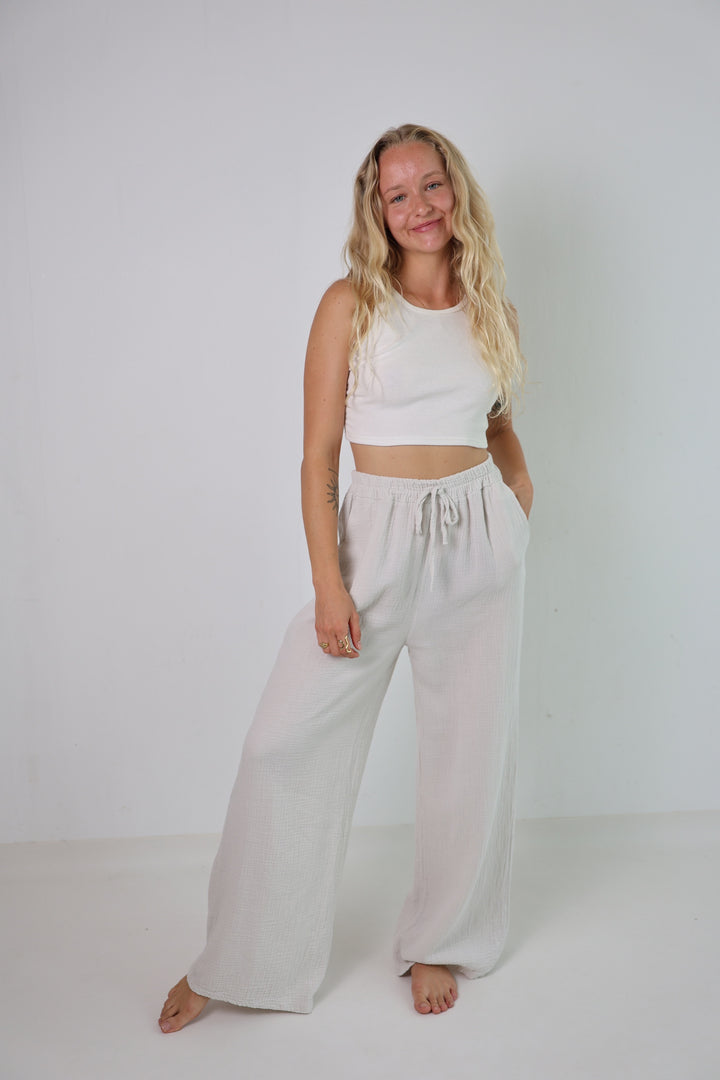 Lange Musselinhose Casual